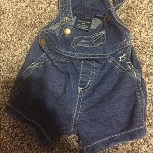 Boys Faded Glory Jean short overalls
